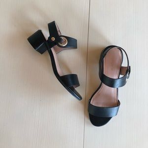 Topshop “Dart” Block Heel Sandal, Size EU 37